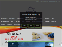 Tablet Screenshot of cityvaporandecig.com